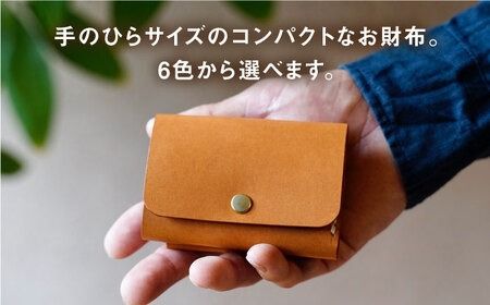 三つ折り mini ウォレット 糸島市 / BLESS [AAA027] コンパクト 財布 革 革製品 レザー 本革 牛革 ミニマル お財布 みつ折り