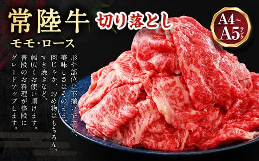 【定期便 10ヶ月】【常陸牛】切り落とし 900g 合計9kg（茨城県共通返礼品 茨城県産）