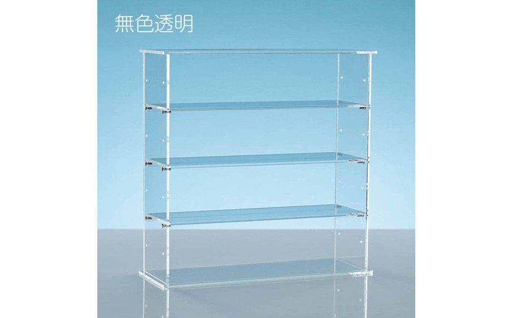 アクリルコレクションケースEタイプ W45cm×D16cm×H45cm 川崎市自社工場一貫生産品 1台[無色透明] 141305_MH12VC01