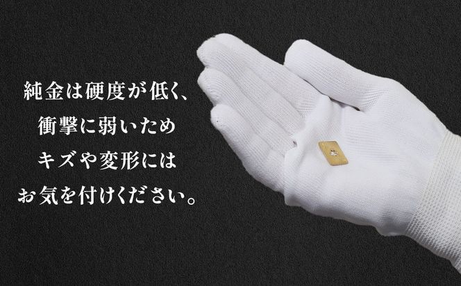 純金　K24　24金　トランプ　クローバー　3g　BQ-251