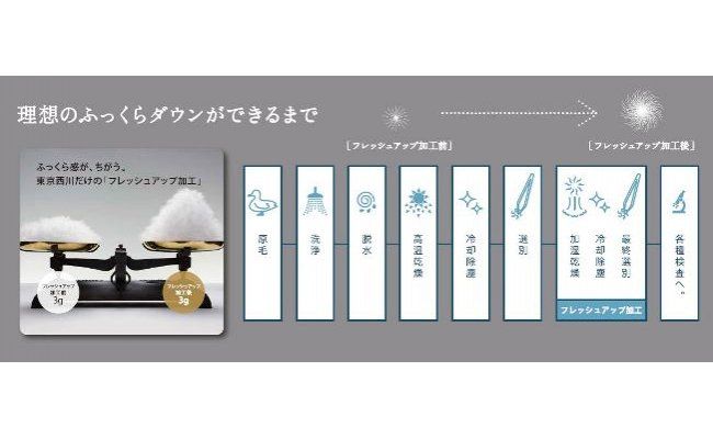 【nishikawa/西川】羽毛ふとん/ポーリッシュホワイトグースダウン90％/D【P212W】（滋賀県　近江八幡市）