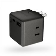 CIO 充電器 電源タップ コンセント マルチタップ 急速充電 USB-C×2 USB-A×1 Mate Tap001 ライトブラック｜小型 軽量 おしゃれ 便利 [2685]