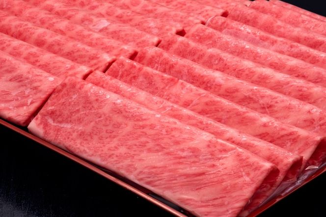 肉 博多和牛 肩ロース うす切り 500g 2p 計1kg 3回 定期便 総計 3kg [久田精肉店 福岡県 宇美町 um40bsi440040] 牛肉 牛 すき焼き しゃぶしゃぶ 冷凍