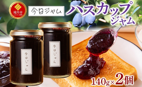 【ふるさと納税】ハスカップ ジャム 140g 2個 今日ジャム 北海道産 自家製 無添加 パン ヨーグルト 朝食 濃厚 甘い デザート スイーツ おやつ グルメ ご褒美 贅沢 ギフト 贈り物 セット 詰め合わせ お取り寄せ 送料無料 北海道 滝川市