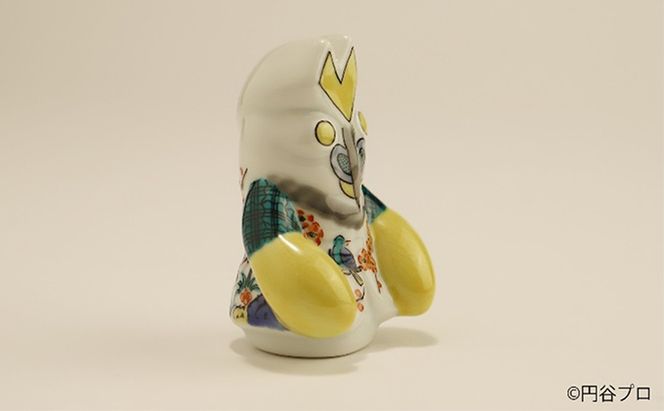 九谷焼　バルタン星人　古九谷風 a05 工芸品 焼き物 キャラクター キャラ ヒーロー アニメ インテリア 置き物 雑貨 シリーズもの テレビアニメ ウルトラマンシリーズ 敵 