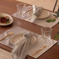 wsg0057 ランチョンマット memoria Luncheon mat／メモリア グレイッシュサンド