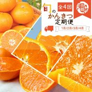 【定期便・指定月（1・2・3・4月）全4回】紀州和歌山産 旬の柑橘 セット (みかん・不知火・せとか・清見) ［UT137］AN063