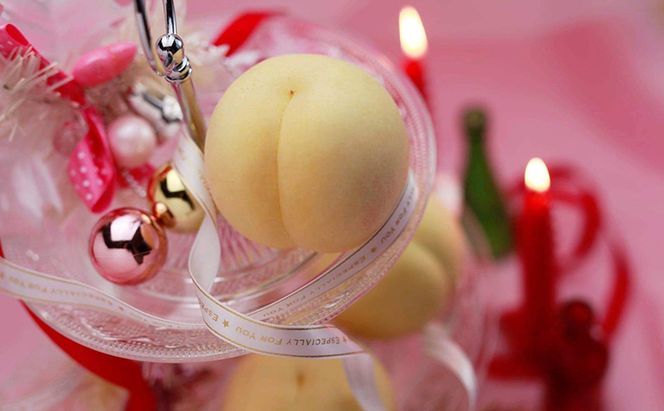 桃 2026年 先行予約 冬桃がたり 6～9玉（約1.2kg）化粧箱入り もも モモ 岡山県産 国産 フルーツ 果物 セット ギフト