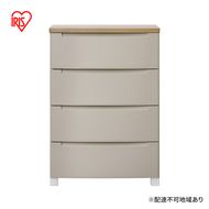 チェスト ウッドトップチェスト KDMG-564WT ベージュ アイリスオーヤマ プラスチック ノックダウン 組立 リビング 収納 木製 タンス 箪笥 4段 雑貨 日用品 