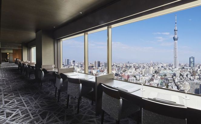 スカイツリー（R）ビューレストラン 簾【ランチペア券】三簾重＋東京スカイツリー（R）入場引換券 SKYTREE 東京都 食事券 ペア入場券 優待券 お食事券 展望 SKYTREE 東京都 墨田区 チケット 和食 観光 デート 
