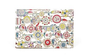 【文庫屋大関】パーソナルホルダー　ガーデン【皮革工芸品】 民芸品 雑貨 日用品 文房具 革小物 革製品 ファイル ケース 