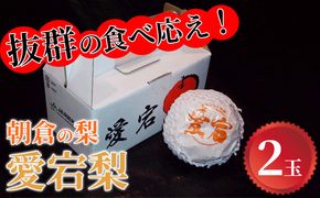 梨 愛宕 2玉×1 筑前あさくら農協 配送不可 離島 ナシ 果物 フルーツ 先行予約 