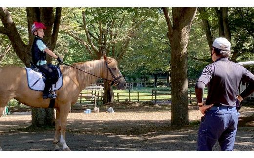 乗馬体験１回コース 乗馬 レッスン 見学 初心者 日帰り 体験 馬 チケット[CJ001us]