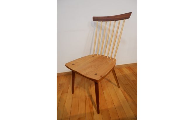 スポークチェア（胡桃×ウォールナット） 372013_LL001