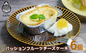 【おやつの実 Lafra】パッションフルーツチーズケーキ6個セット