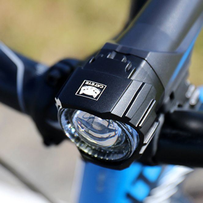 自転車用ライト GVOLT100 [HL-EL570GRC] キャットアイ 自転車 ライト 充電 充電式 USB 防水 後付け 岡山 赤磐市