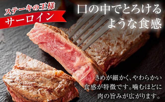 【定番】大府特産A5黒毛和牛下村牛極上サーロインステーキ　3枚入り約600g 232238_N042-PR