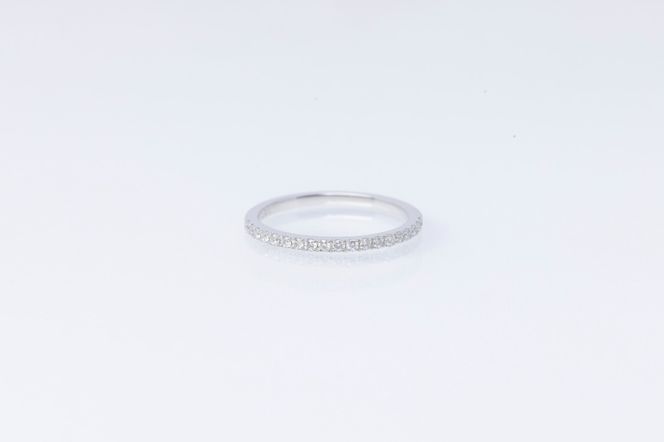 ダイヤモンド リング ハーフエタニティ 一文字 0.2ct プラチナ 指輪 リング ジュエリー ダイヤ PT 山梨 H-1978PT SWCI003-pt