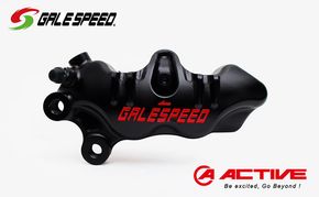 GALE SPEED エラボレート・フロント4Pキャリバー(アキシャル40mm) 左/SCMボルト仕様 ブラック バイク オートバイ パーツ 左キャリパー 