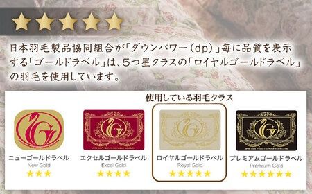 【年内発送】【 糸島 羽毛 ふとん 】羽毛 布団 ローズ ダウン93％【 シングル 】 糸島市 / 株式会社三樹  [AYM001] 羽毛 布団 掛け布団 掛けふとん シングル バラ ダウン 本掛け羽毛布団
