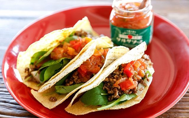 庄内産 ベビーリーフミックス 50g×5袋と国内加工サルサソースセット 土耕栽培 サラダ スムージー 若葉 野菜 生野菜 新鮮 山形県 冷蔵