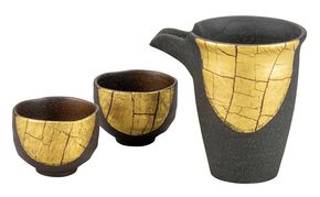 九谷焼　 晩酌揃　金箔彩 