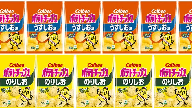 選べる組み合わせ！カルビー ポテトチップス レギュラー サイズ 2種類 詰め合わせ 16袋 ポテチ お菓子 おかし 大量 スナック おつまみ ジャガイモ じゃがいも まとめ買い