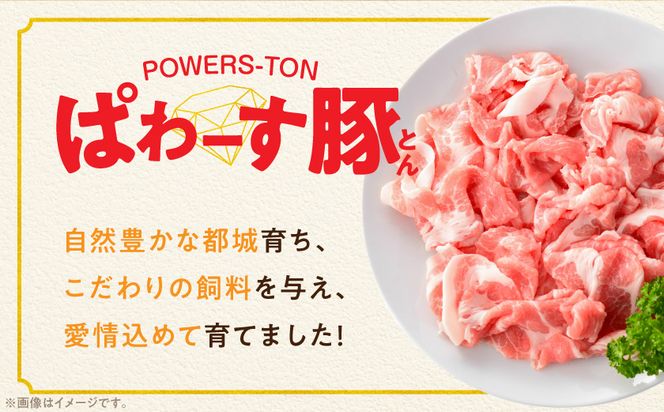 「ぱわーす豚」モモ肩切り落とし5kg_18-6404_(都城市) 都城産 豚肉 豚モモ肩切落とし肉(250g×20パック) 計5キロ ブランドポーク  真空パック 小分け
