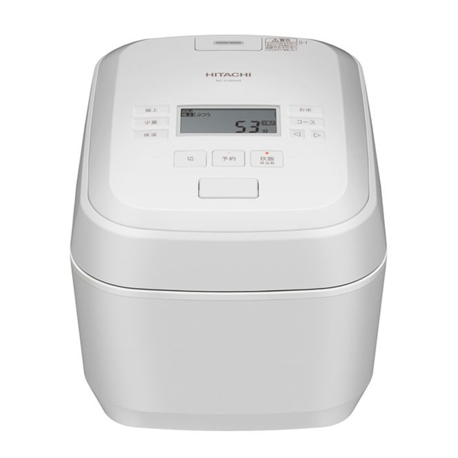 167-5-141　【圧力&スチームIHタイプ　ふっくら御膳】炊飯器（5.5合）RZ-V100JM(W)【 HITACHI 日立 家電 茨城県 日立市 】