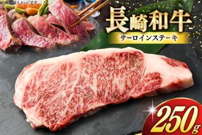 AK023 長崎和牛 サーロイン ステーキ 250g [ 牛肉 肉 和牛 ステーキ ロース サーロインステーキ BBQ バーベキュー 焼肉 アウトドア 長崎県 島原市 ]