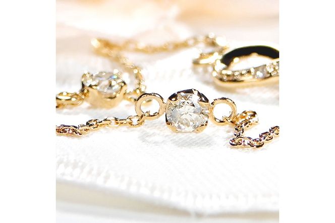 ブレスレット K18YG イエローゴールド ダイヤモンド 0.23ct 無限大 ∞ インフィニティ 18金 チェーンブレスレット アクセサリー アクセ ジュエリー 【f185-k18yg】 [オーダーメイドジュエリーメイ 山梨県 韮崎市 20745209]