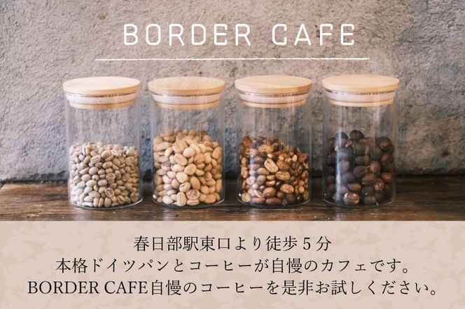 【豆】BORDERCAFEオリジナルブレンド豆2種飲み比べセット（自宅用）【埼玉県 春日部市 飲み比べ 詰め合わせ 自家焙煎 珈琲 二種類 おうちカフェ】（DF019）
