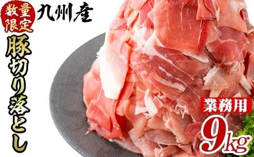 [工場直送 業務用]九州産豚切り落とし[計9kg(300g×30P)]
