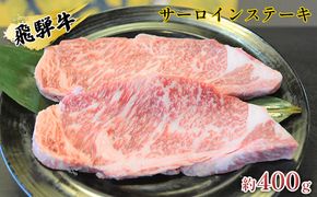 飛騨牛サーロインステーキ　約400g（約200g×2枚） 牛肉 