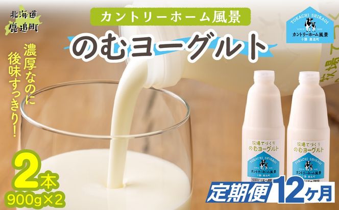 【定期12ヶ月】のむヨーグルト 900g ×2 SKB034