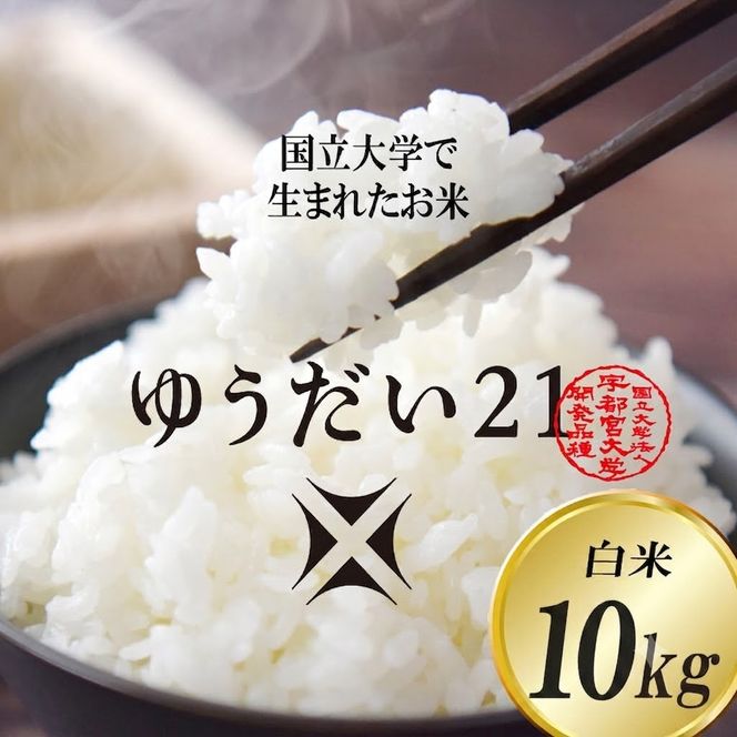 TVでも話題のお米 ゆうだい21 ＼令和8年産／ 米 10kg 精米 白米 「ゆうだい21」【数量限定】あい farm やなぎのお米 令和8年産 ゆうだい21 お米 白米 米 10キロ コメ ご飯 ごはん 栃木県 益子町 ふるさと納税 (DQ006-1)