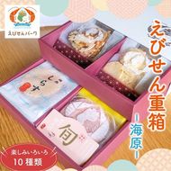 えびせん重箱 海原 えびせんパーク 煎餅 せんべい 海老せんべい 　たこせん　たこせんべい　いかせんべい　海老　いか　たこ　姿焼き　詰め合わせ　お菓子　おつまみ　おやつ　美浜町　愛知県　特産品　おみやげ 　お歳暮　お中元