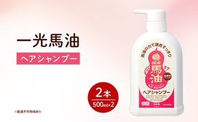一光 馬油 ヘアシャンプー 2本セット ヘアケア 美容 コスメ 送料無料 馬油ヘアシャンプー 