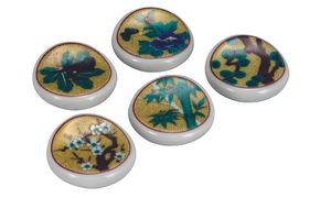 九谷焼　 箸置　吉田屋絵変り　a05 食器 キッチン雑貨 キッチンアイテム 雑貨 食卓 テーブルコーディネート 箸置きセット 