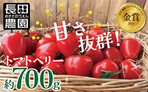 【先行受付】【お試し】甘さ抜群!トマト嫌いでも食べられるトマトベリー 700g（11月～2月発送） H004-183_Nov