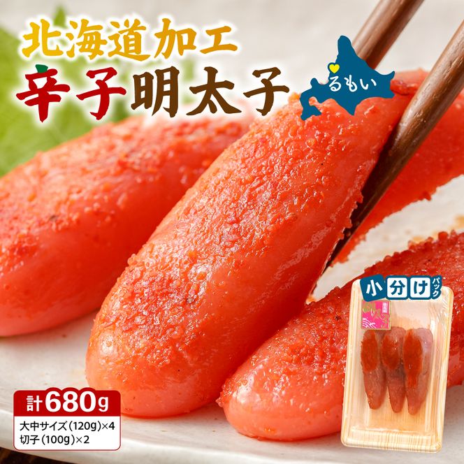明太子 辛子明太子 （1本物120g×4・切子100g×2）R021-019