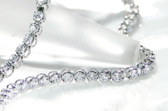 pt900【1.0ct】ダイヤモンド テニス ブレスレット CSBL00020-pt SWAV082