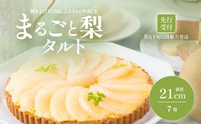  【先行受付】梨タルト 梨 スイーツ 無添加 手作り タルト ギフト お取り寄せ スイーツ 濃厚 カスタード 米粉使用 コンポート