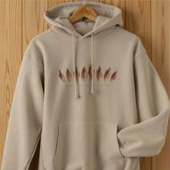 世界で唯一!着る山菜!!【みょうがパーカー・ベージュ】裏起毛 トレーナー ファッション メンズ レディース 洋服 新潟 