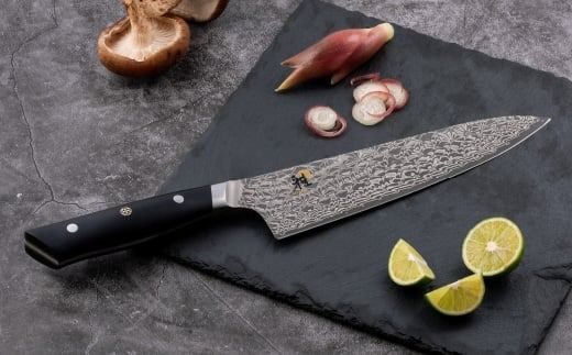 MIYABI ミヤビ 「 800DP 牛刀 200mm 日本製 」 ダマスカス シェフ ナイフ 包丁 多層鋼 岐阜県関市製 【日本正規販売品】 54481-201