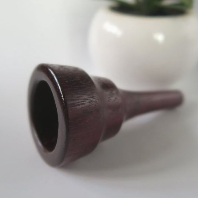 木製マウスピース（チューバ用） パープルハート ［195S04］ 木製マウスピース チューバ用 木製 マウスピース チューバ サウンド コントロール アンサンブル 演奏 長時間 疲れない 金属アレルギー 耐久性 菌耐性 虫耐性 クラシック JAZZ 製品保証 愛知県 小牧市 送料無料