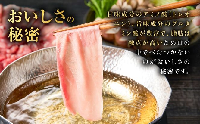 昔ながらの黒豚しゃぶしゃぶ1.2㎏＜モモ＞　K125-007