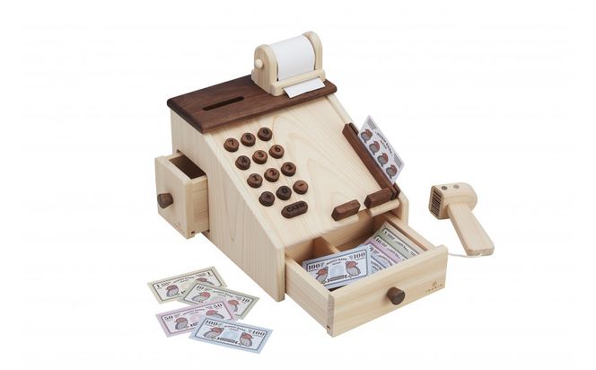 国産檜 IKONIH／アイコニー おかねフローレジスター 子ども 玩具 303446_DS90027