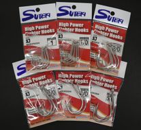 ステキ針 ハイパワー ファイター 幻 カン付 6袋セット[ 釣り具 釣り 釣り針 ルアー ジギング ブリ ヒラマサ カンパチ マグロ ]