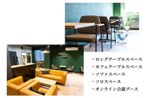 サテライトオフィスenコワーキングスペース ゲスト1日利用券1枚